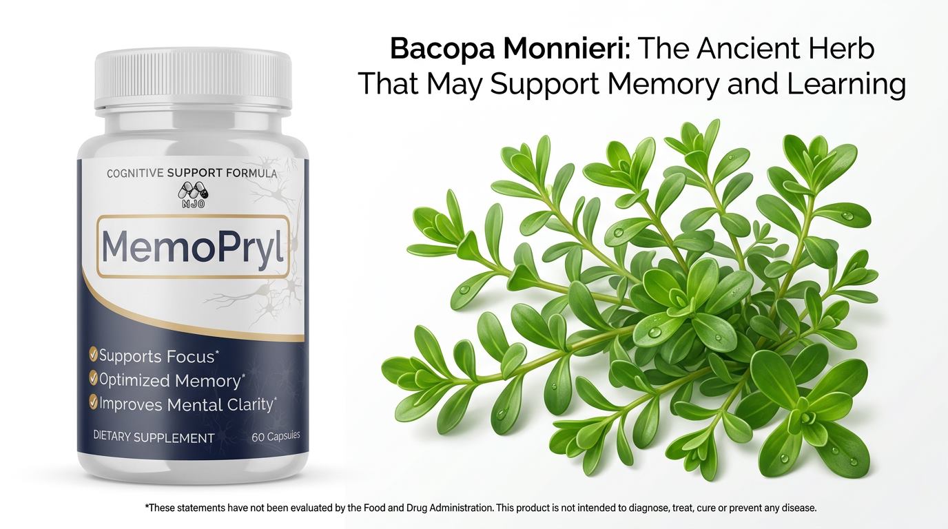 Bacopa Monnieri herb for memory