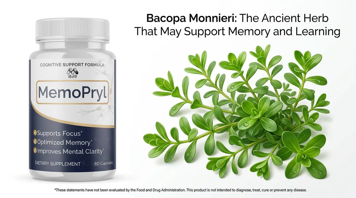 Bacopa Monnieri herb for memory