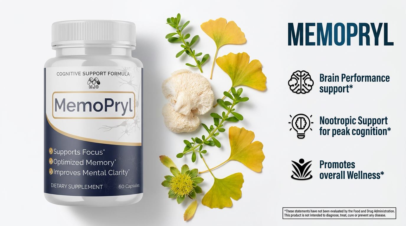 MemoPryl natural brain support ingredients