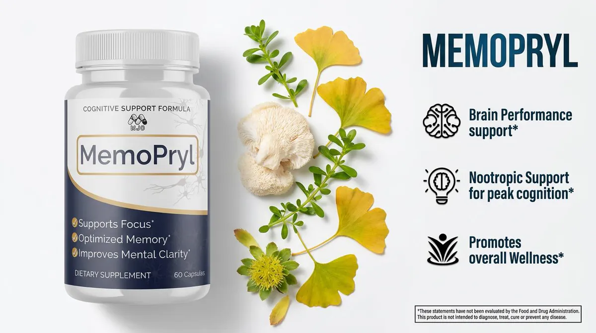MemoPryl natural brain support ingredients
